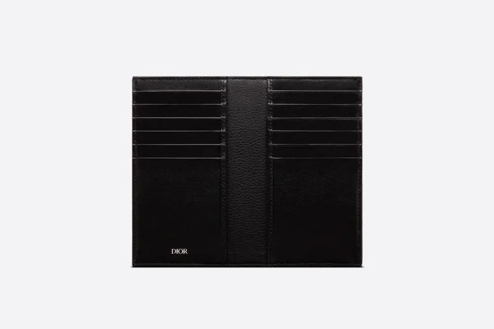 Alternative view of Ví Dior Long BI-Fold Card Holder ‘Black Dior’ 2ESCH147YSE-H03E
