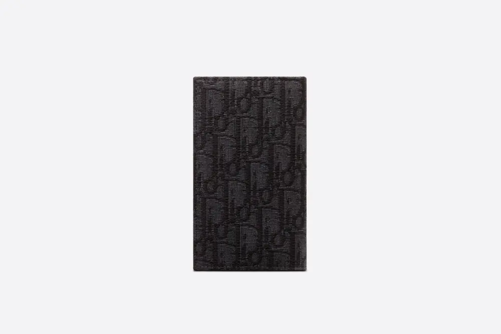 Ví Dior Long BI-Fold Card Holder ‘Black Dior’ 2ESCH147YSE-H03E - Ảnh 3