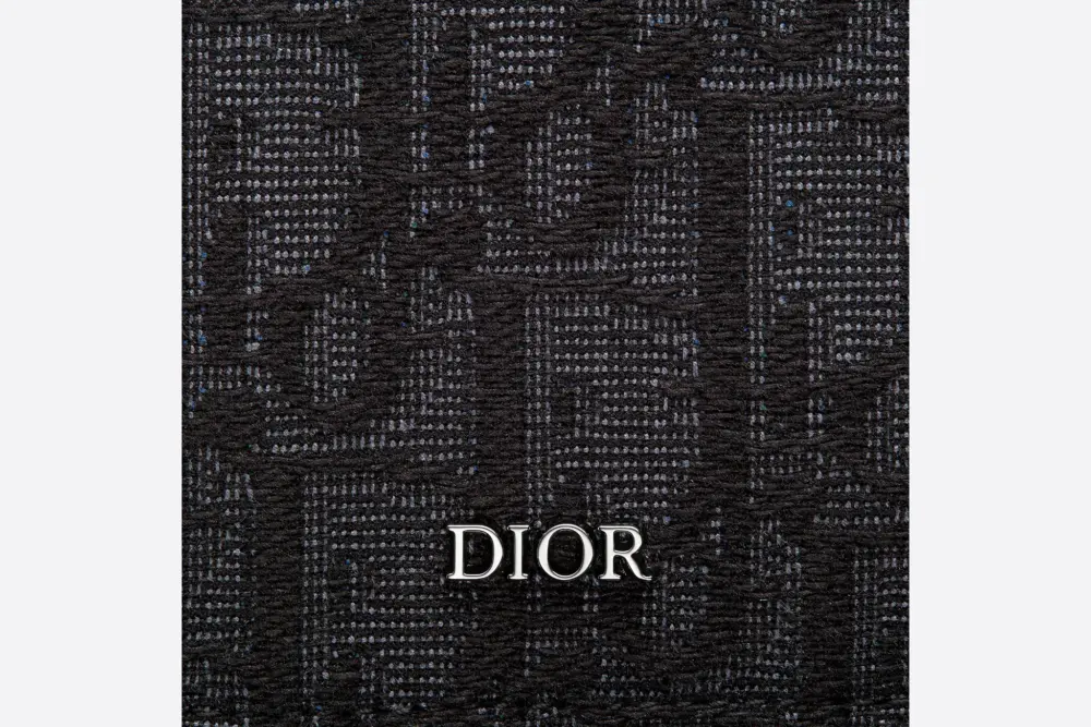 Ví Dior Long BI-Fold Card Holder ‘Black Dior’ 2ESCH147YSE-H03E - Ảnh 4