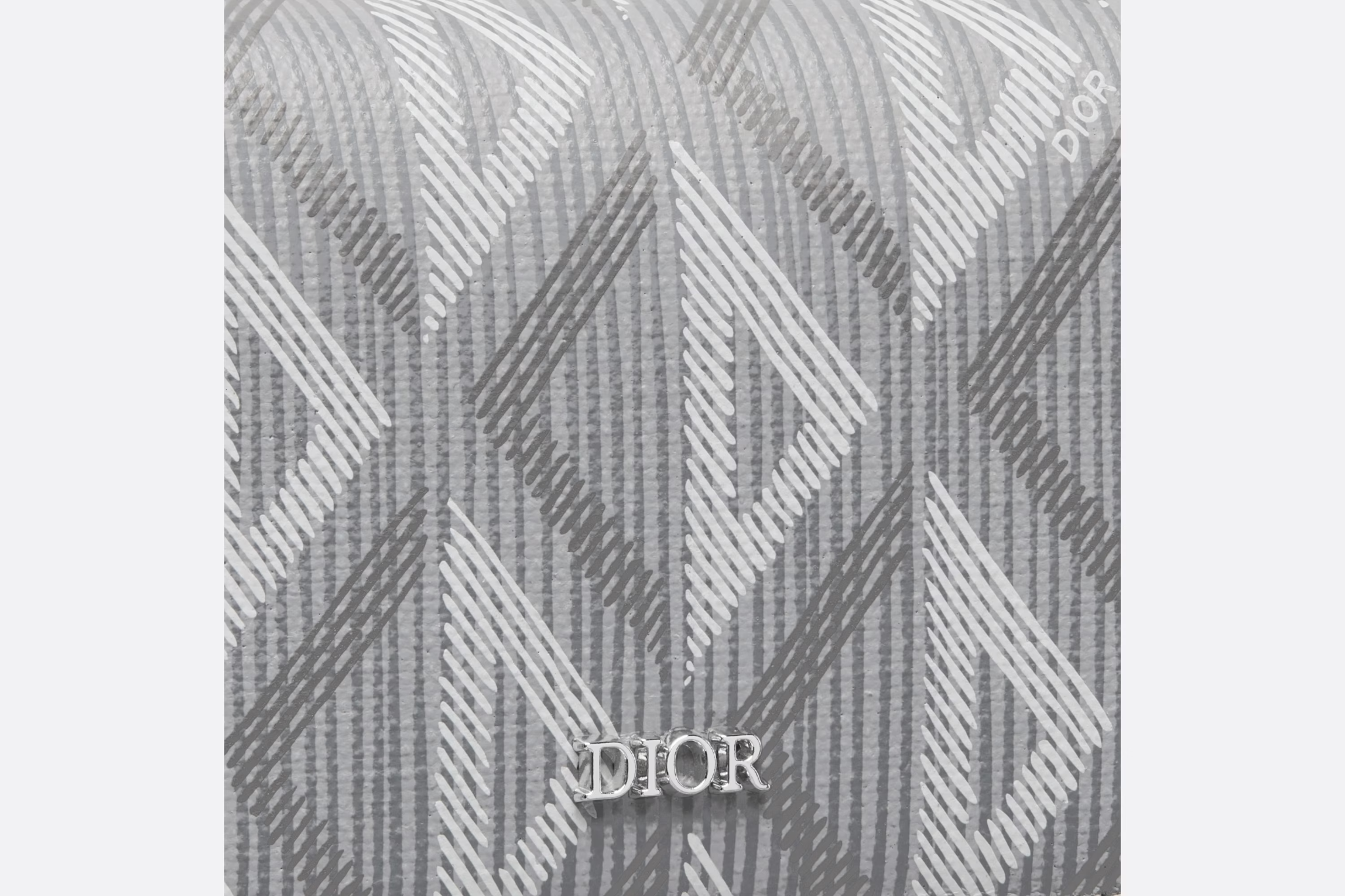Ví Dior Business Card Holder ‘Grey CD Diamond’ 2ESCH136DCO-H42E - Ảnh 4