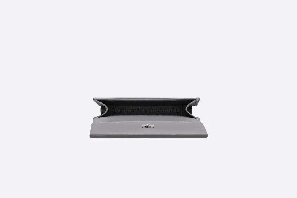 Ví Dior Business Card Holder ‘Grey CD Diamond’ 2ESCH136DCO-H42E - Ảnh 5