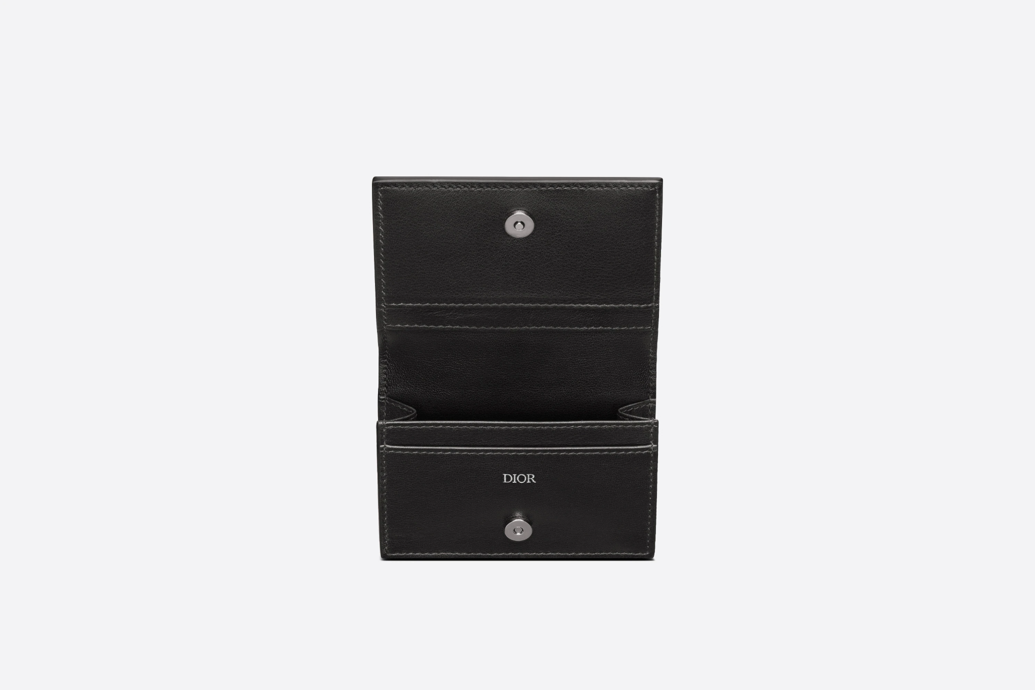 Ví Dior Business Card Holder ‘Black Diamond’ 2ESCH136DCO-H43E - Ảnh 3