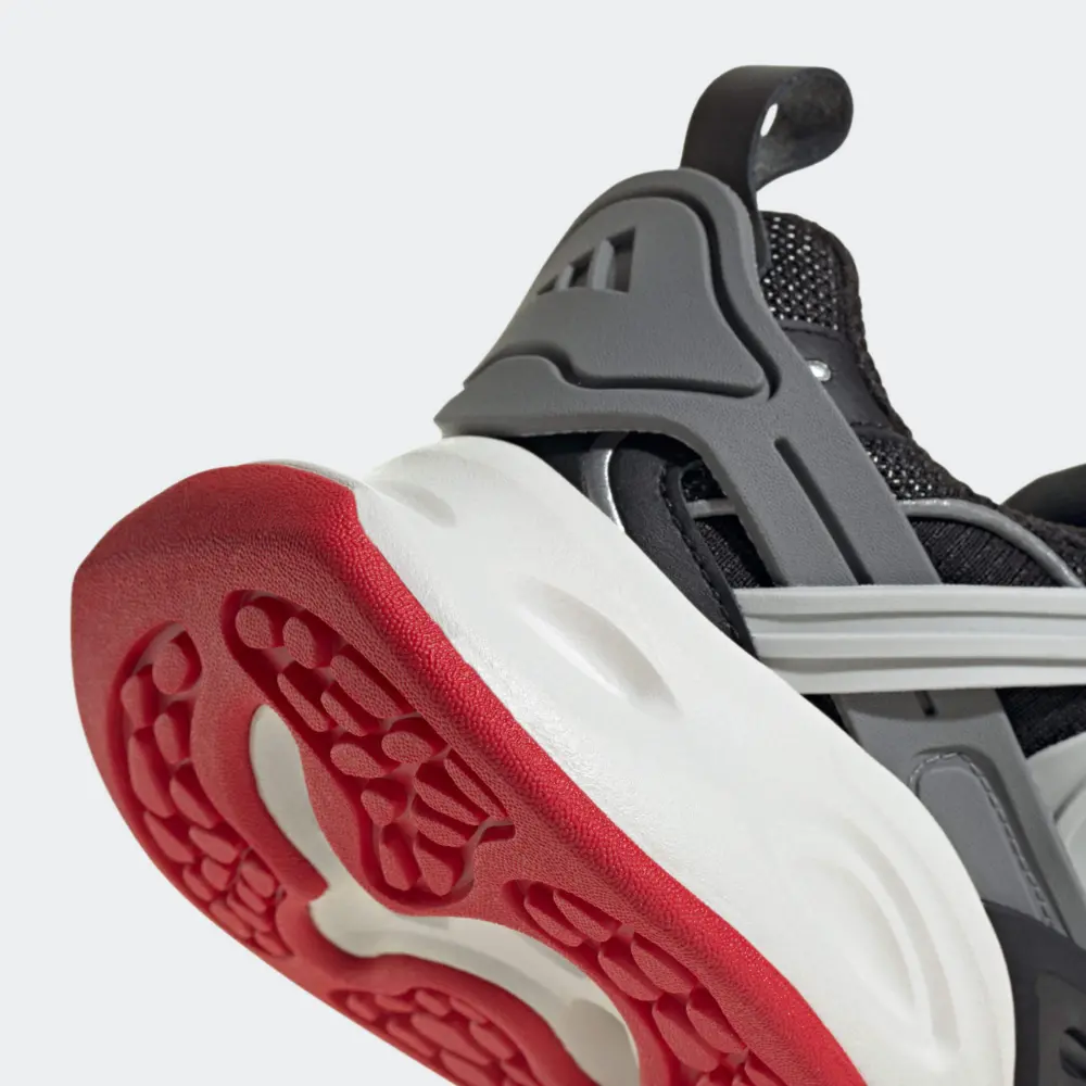 Alternative view of Giày Adidas XLG Runner Deluxe ‘Black Silver Red’ IH0615