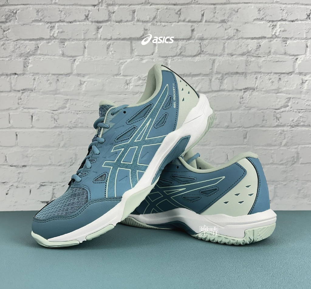 Alternative view of Giày Asics Gel-Rocket 11 ‘Blue Teal Pale Mint’ 1071A091-401
