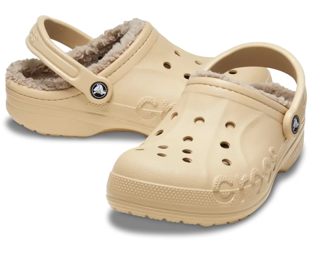 Dép Crocs Baya Lined Clog ‘Chai’ 205969-2ZM - Ảnh 6