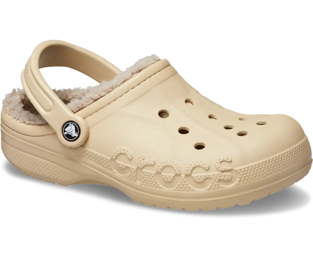 Dép Crocs Baya Lined Clog ‘Chai’ 205969-2ZM - Ảnh 4