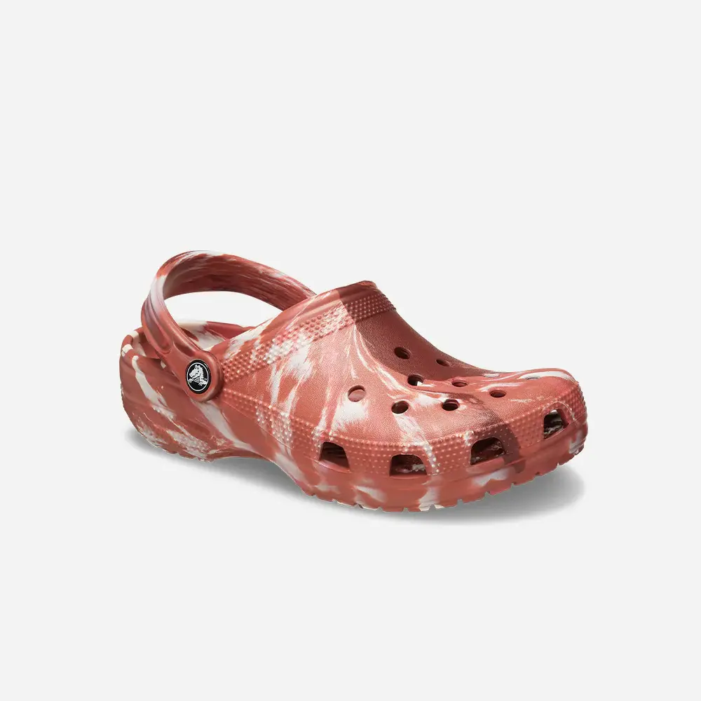 Alternative view of Dép Crocs Classic Marbled Clog ‘Dark Clay’ 206867-2FM