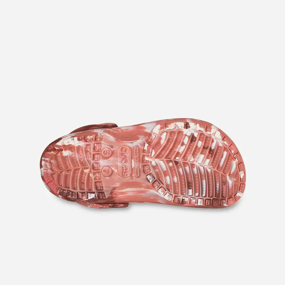 Dép Crocs Classic Marbled Clog ‘Dark Clay’ 206867-2FM - Ảnh 5
