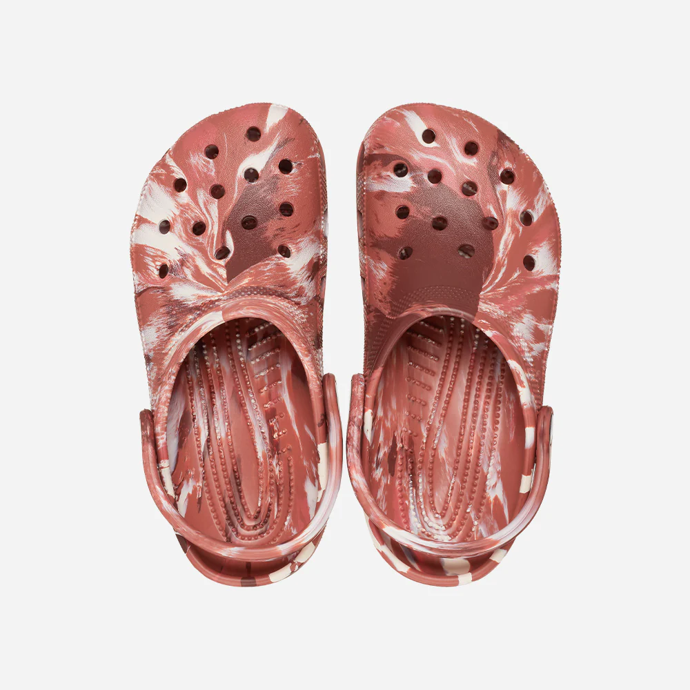 Dép Crocs Classic Marbled Clog ‘Dark Clay’ 206867-2FM - Ảnh 6