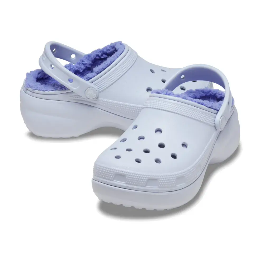 Alternative view of Dép Crocs Classic Platform Lined ‘Blau’ 207938-5AF