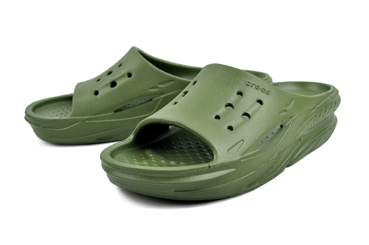 Dép Crocs Off Grid Slide Army ‘Green’ 209416-309 - Ảnh 3
