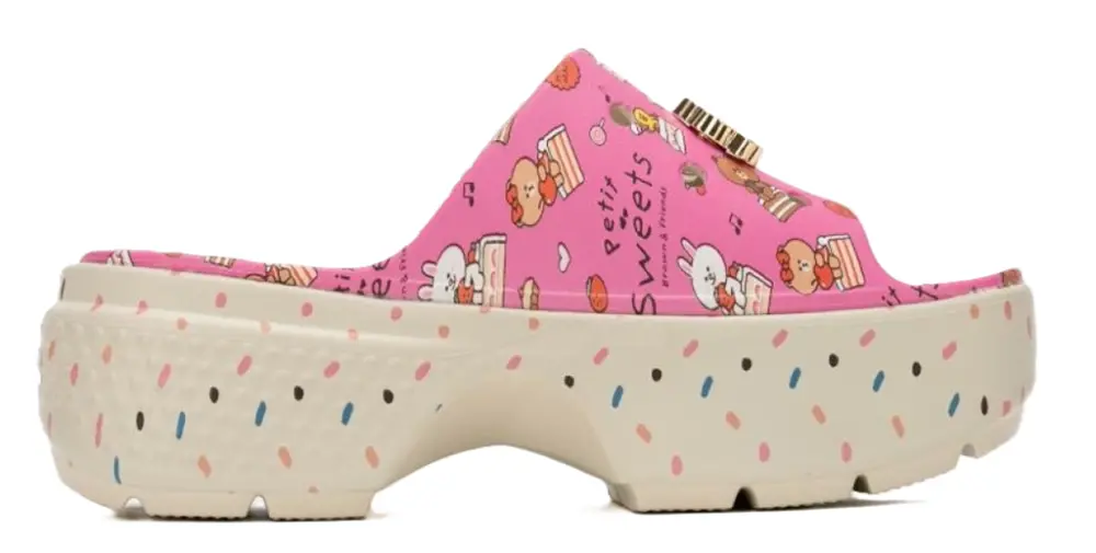 Dép Crocs Stomp Slide x Line Friends ‘Petit Sweets’ 209828-2Y2