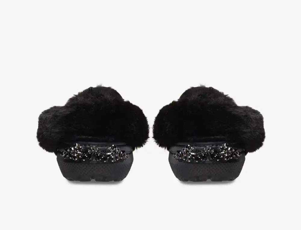 Dép Crocs Classic Lined x Simone Rocha Clog ‘Black’ 210170-060 - Ảnh 5