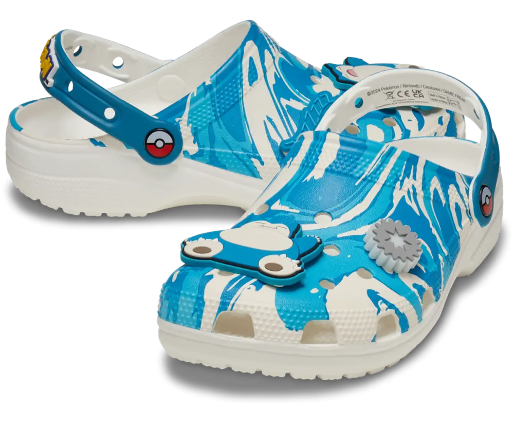 Alternative view of Dép Crocs Pokémon x Classic Clog ‘Snorlax’ 210245-90H