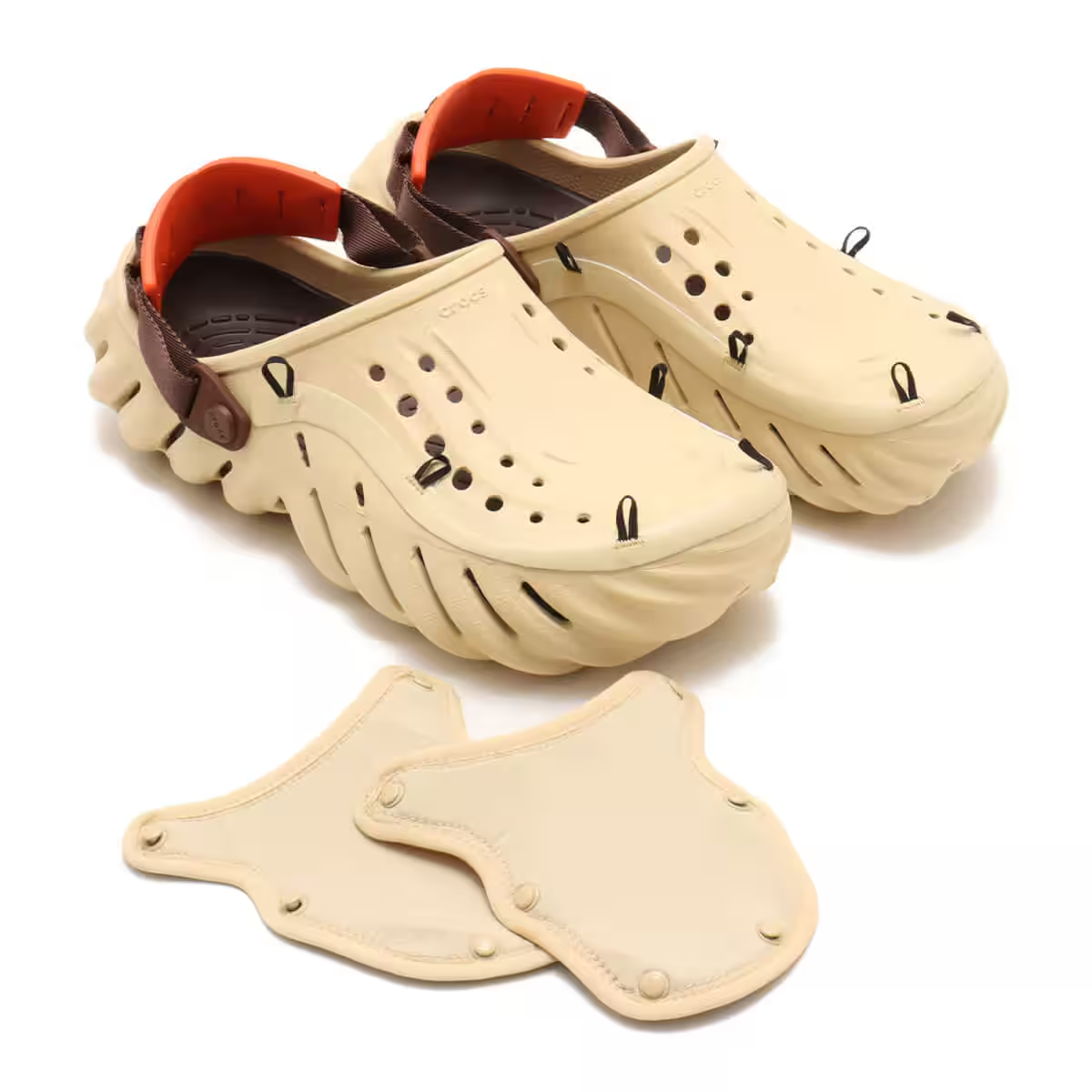 Dép Crocs Echo Ripstop Clog ‘Sesame’ 210334-0HY - Ảnh 7