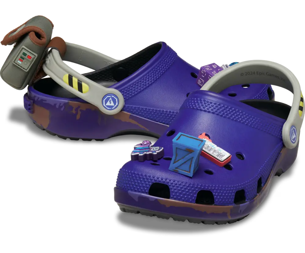 Alternative view of Dép Crocs Fortnite x Classic Clog ‘Battle Bus’ 210495-4NY