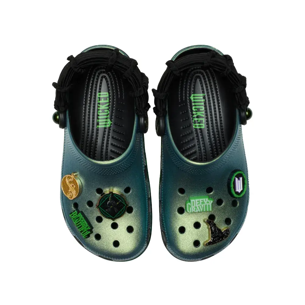 Dép Crocs Wicked Elphaba Classic Clog ‘Multi’ 210524-90H - Ảnh 6