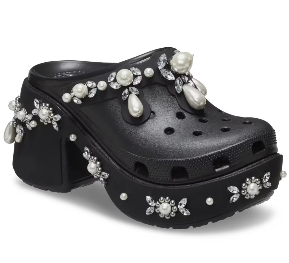 Alternative view of Dép Crocs Siren Heel x Simone Rocha Clog ‘Black’ 210646-001