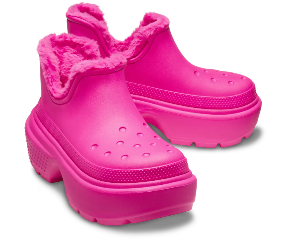 Alternative view of Dép Crocs Stomp Shorty Boot ‘Pink Crush’ 210673-6TW