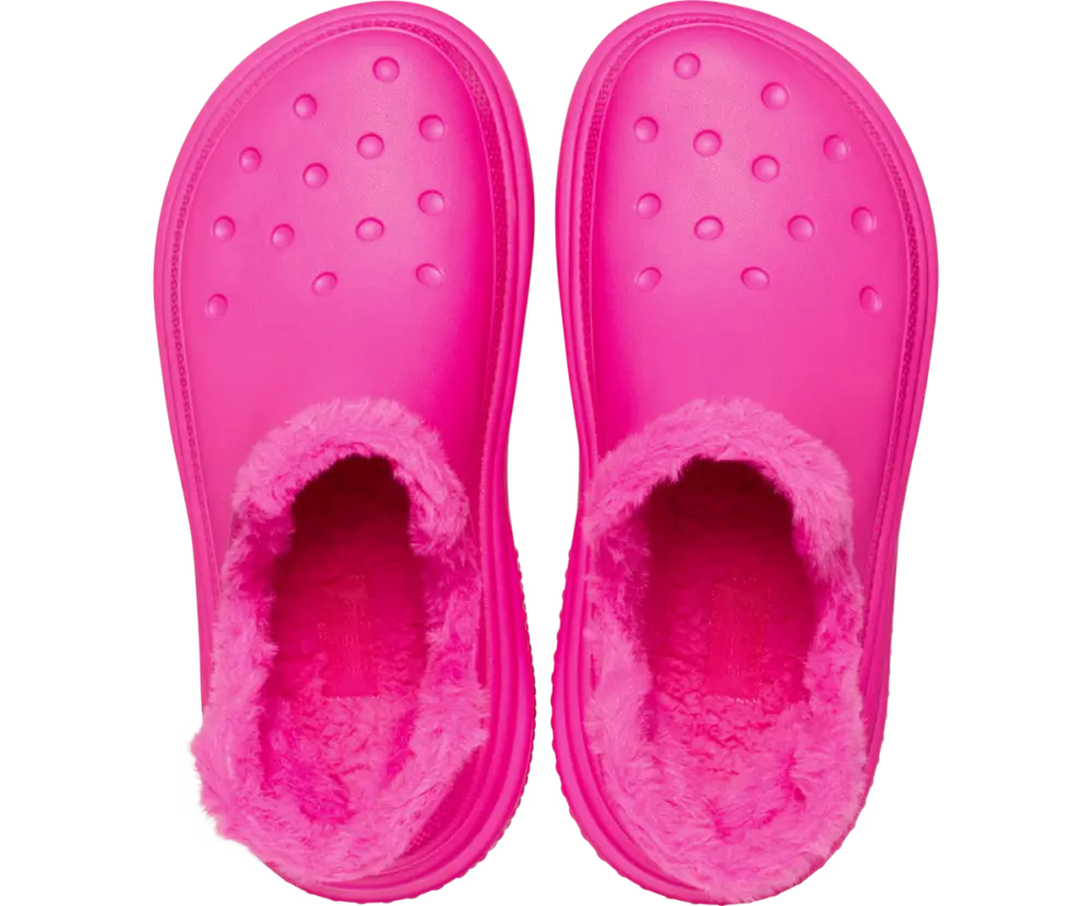 Dép Crocs Stomp Shorty Boot ‘Pink Crush’ 210673-6TW - Ảnh 3