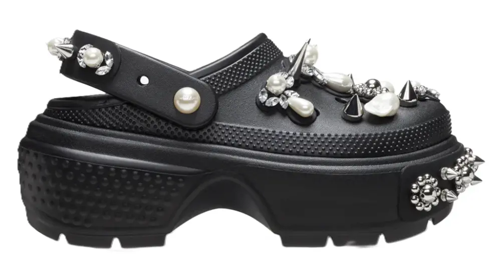 Dép Crocs Stomp x Simone Rocha Clog ‘Black’ 210942-001