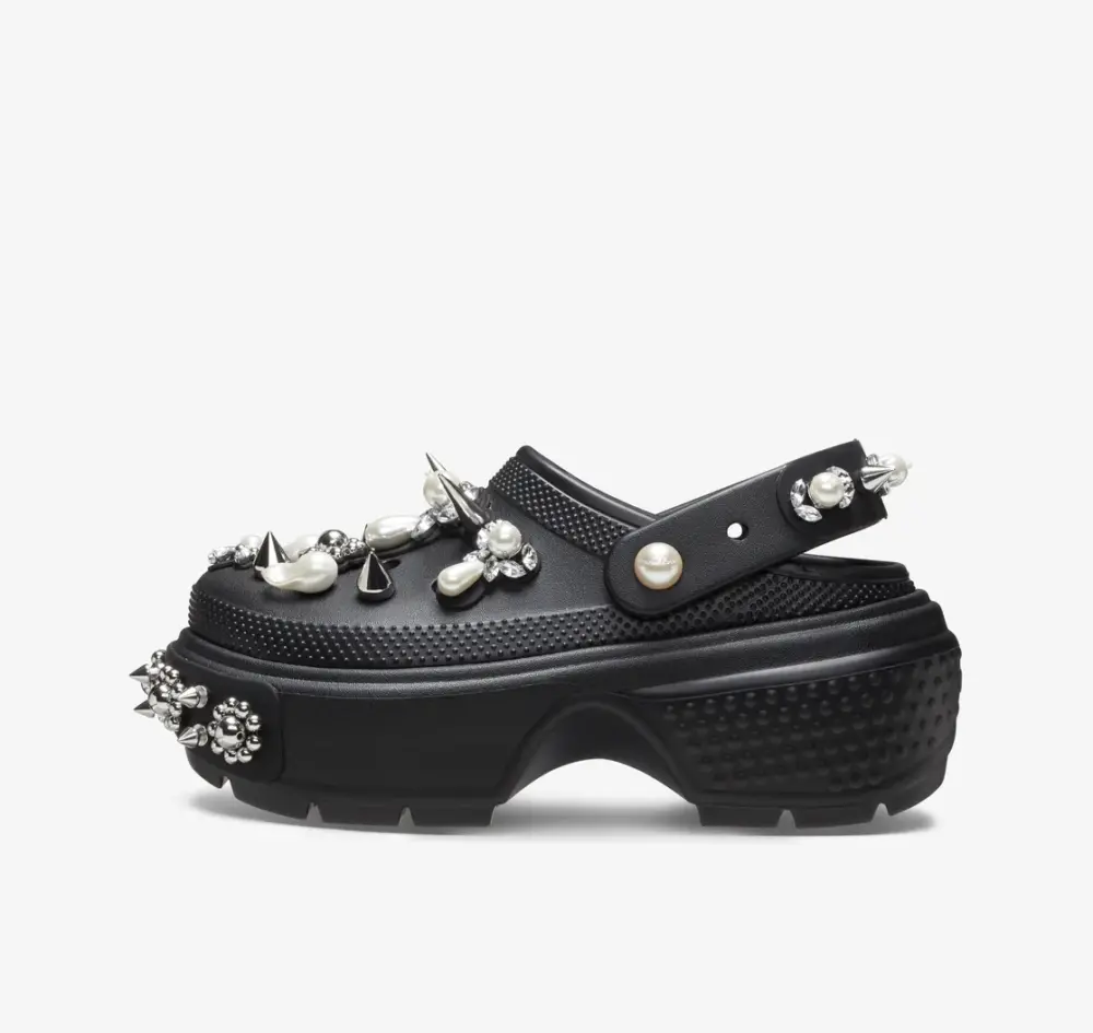 Alternative view of Dép Crocs Stomp x Simone Rocha Clog ‘Black’ 210942-001