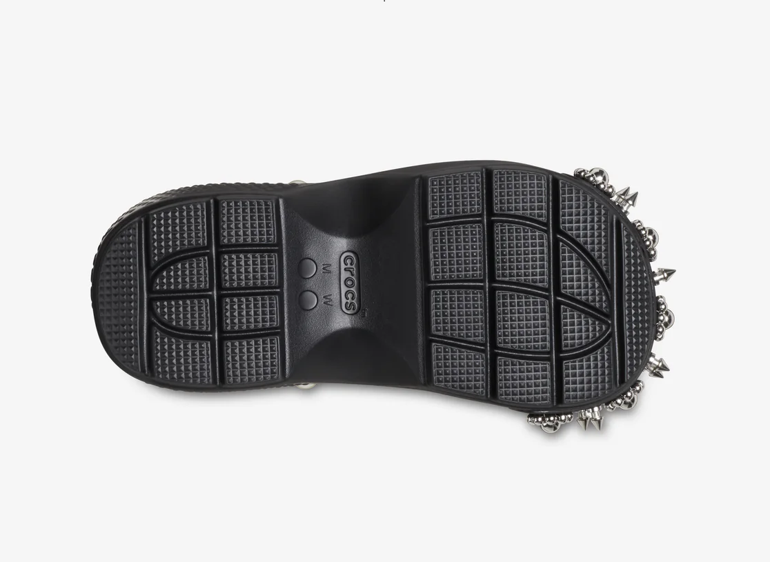 Dép Crocs Stomp x Simone Rocha Clog ‘Black’ 210942-001 - Ảnh 6