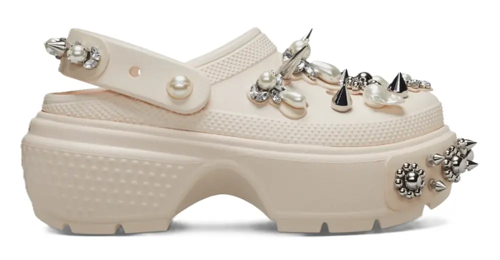 Dép Crocs Stomp x Simone Rocha Clog ‘Dew’ 210942-0WW