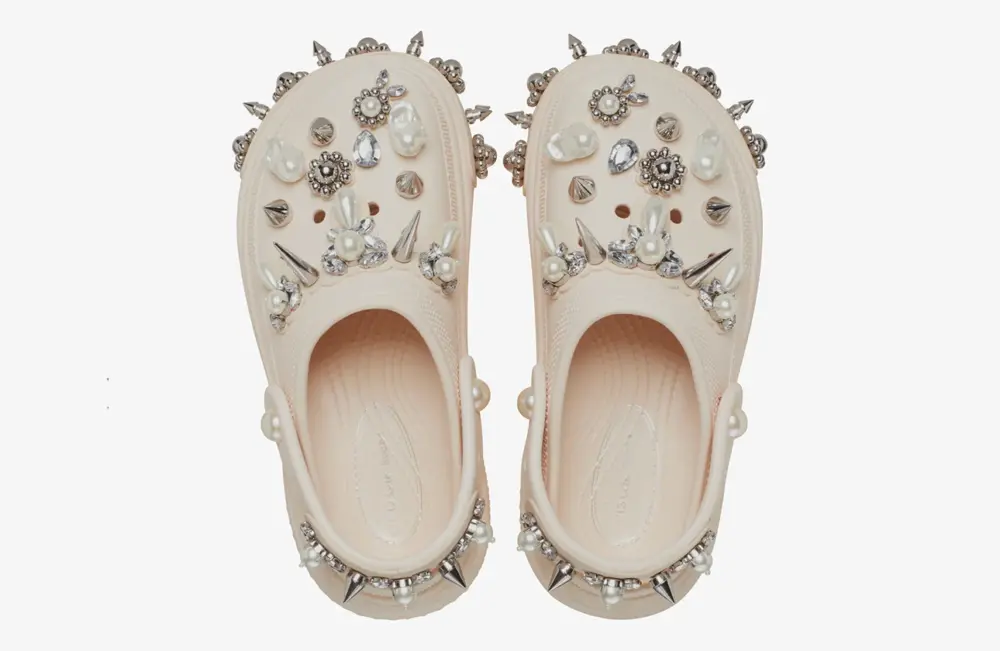 Dép Crocs Stomp x Simone Rocha Clog ‘Dew’ 210942-0WW - Ảnh 3
