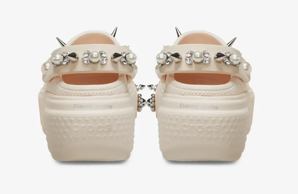 Dép Crocs Stomp x Simone Rocha Clog ‘Dew’ 210942-0WW - Ảnh 4