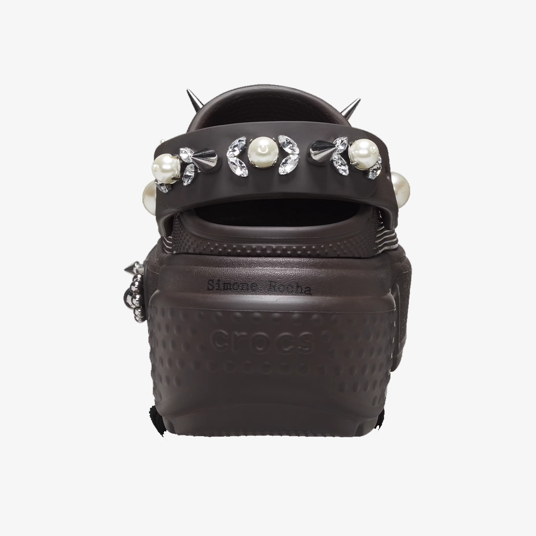 Alternative view of Dép Crocs Stomp x Simone Rocha Clog ‘Espresso’ 210942-206