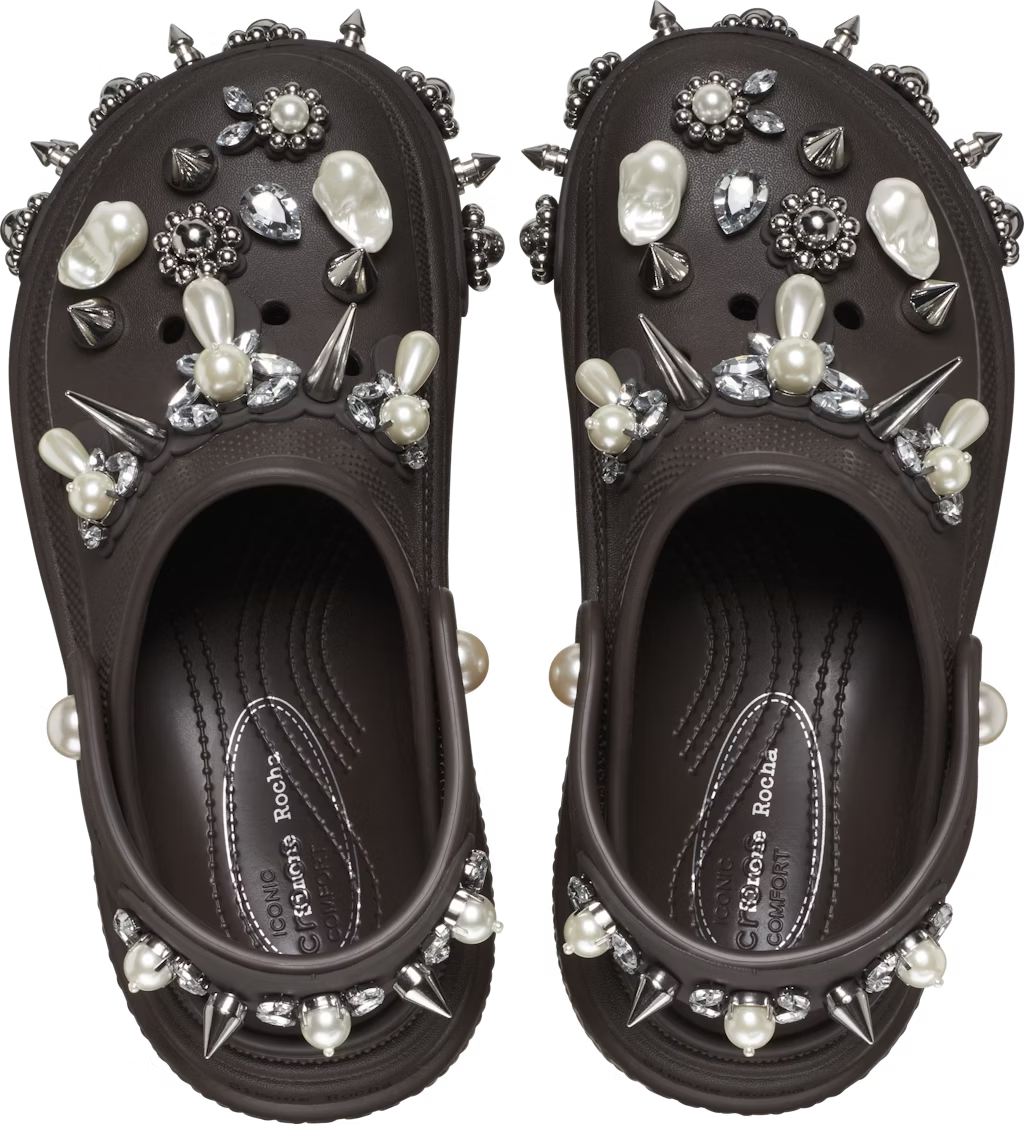 Dép Crocs Stomp x Simone Rocha Clog ‘Espresso’ 210942-206 - Ảnh 3