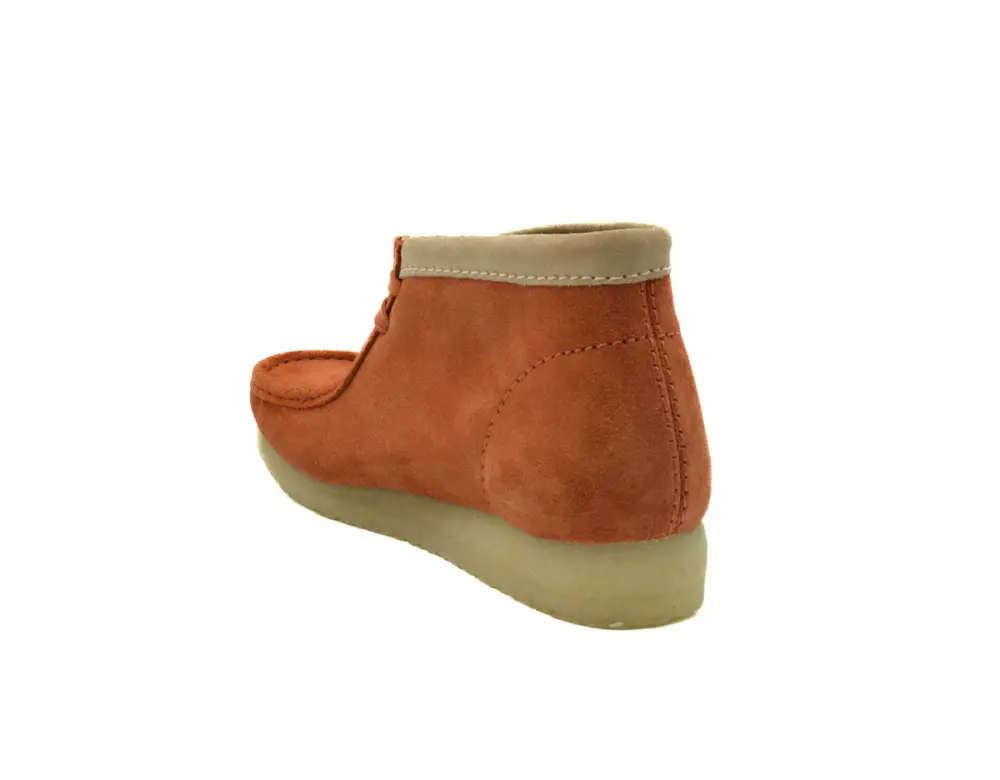 Giày Clarks Originals Wallabee Boot ‘Dark Tan’ 26172250 - Ảnh 4