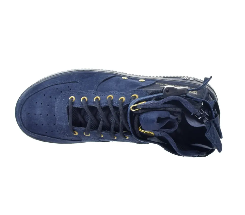 Giày Nike SF Air Force 1 Mid GS ‘Obsidian Black’ AJ0424-400 - Ảnh 3