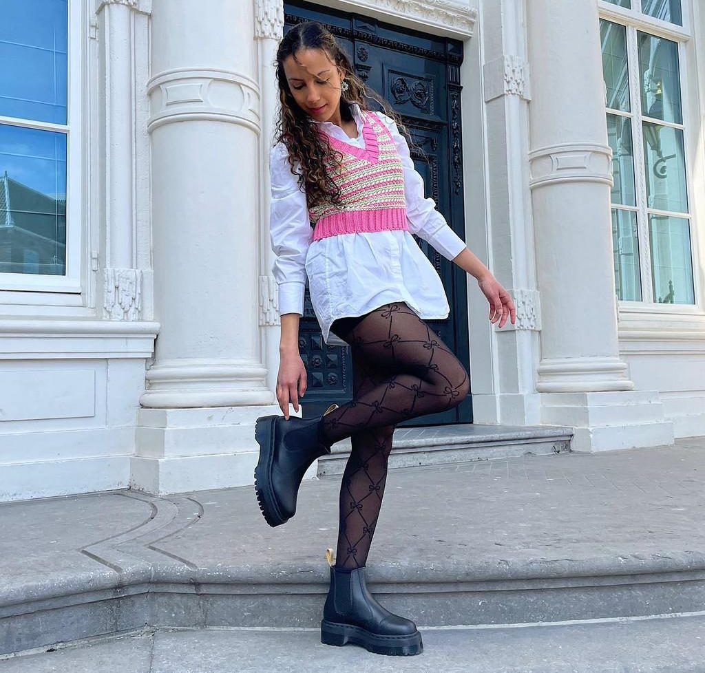 Alternative view of Giày Dr.Martens 2976 Felix Vegan Platform Chelsea Boots ‘Black’ 27560001