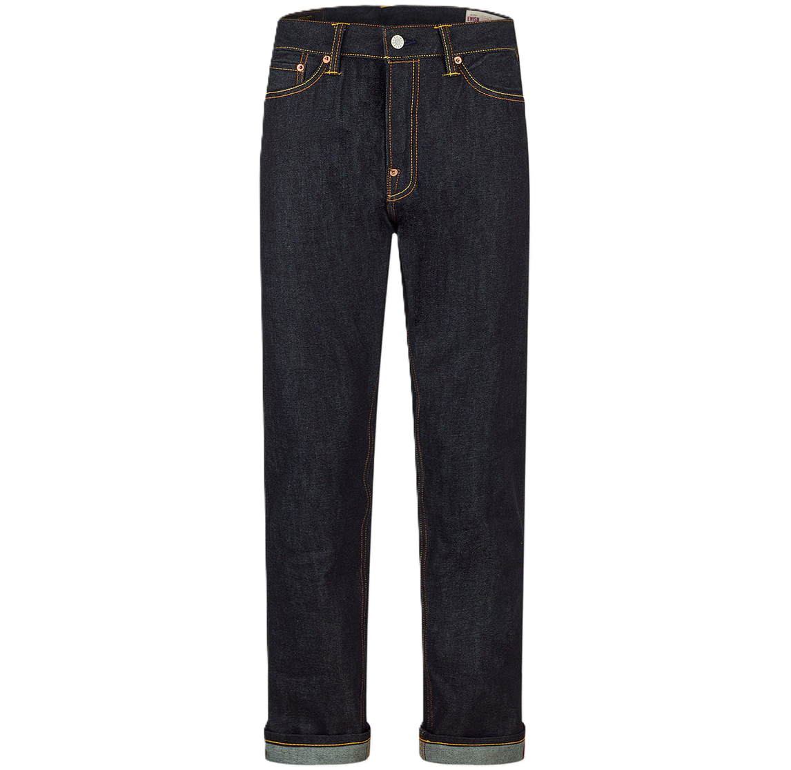 Quần Evisu Patchwork Daicock Insert And Wheel Of Wisdom ‘Blue’ 2EAHTM4JE113217DN - Ảnh 4