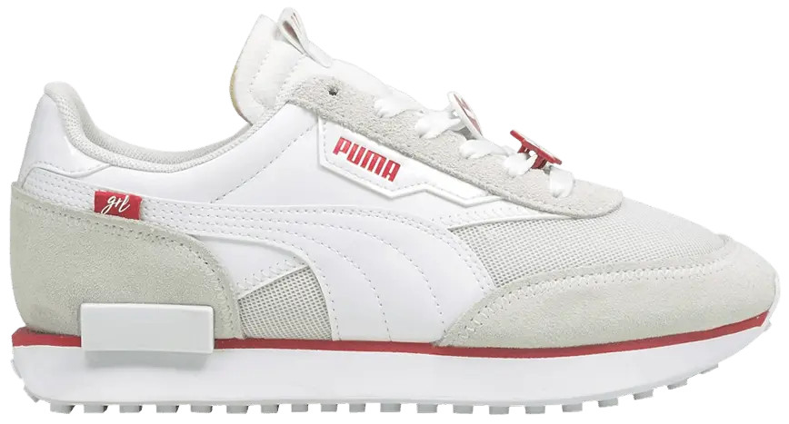 Giày Puma Wmns Future Rider ‘Galentine’s Day White Virtual Pink’ 380121-01