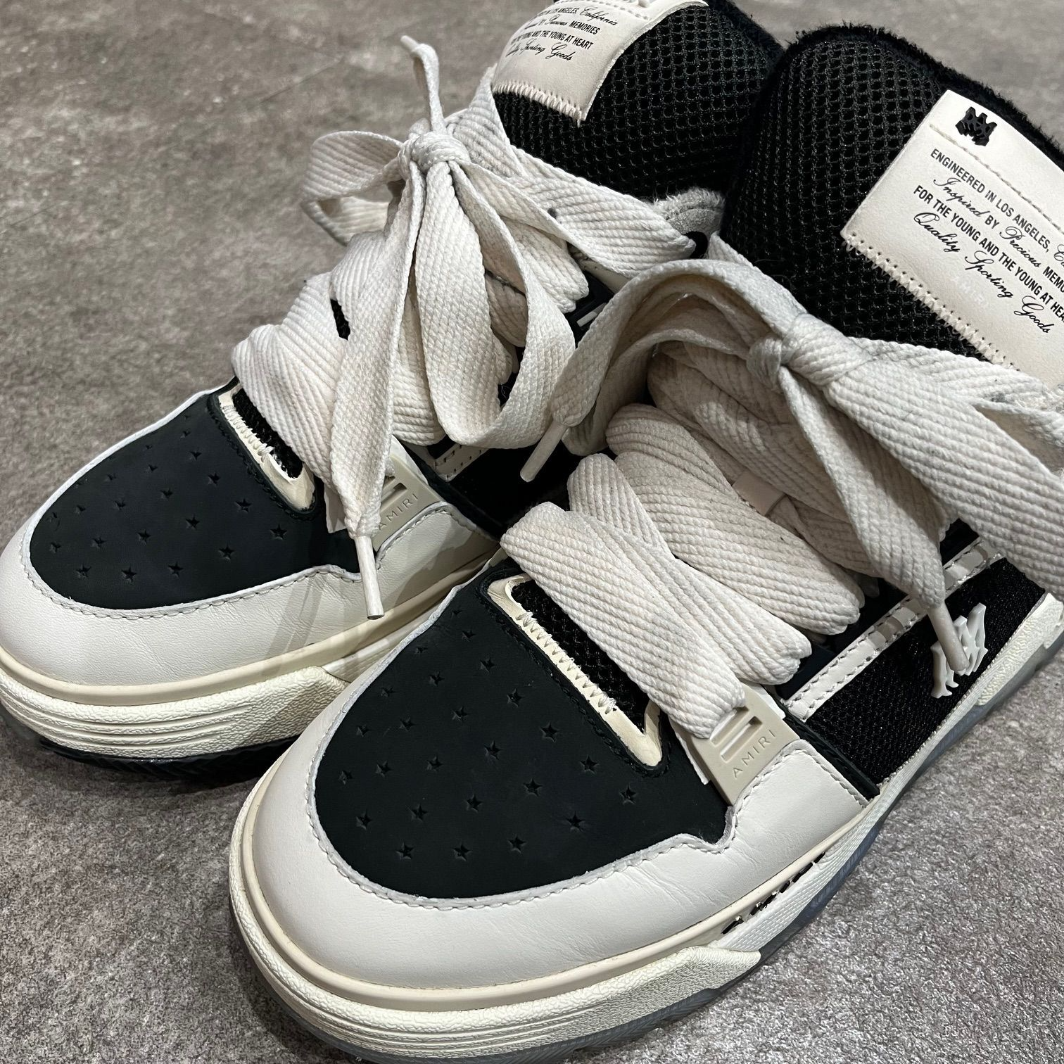 Giày Amiri MA-1 ‘White Black’ SS23MFS012-111 - Ảnh 4