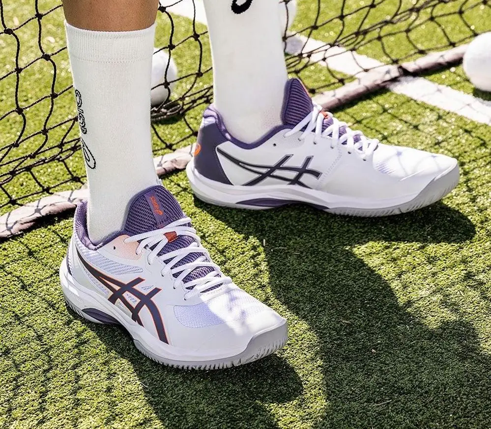 Giày Asics Gel Game FF 'White Greyish Purple' 1041A489-110 - Ảnh 6