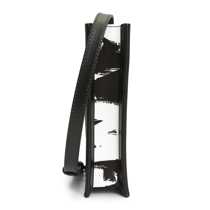 Túi Alexander Mcqueen Graffiti Logo Mini ‘Black’ 668592-1AAHF-1081 - Ảnh 2