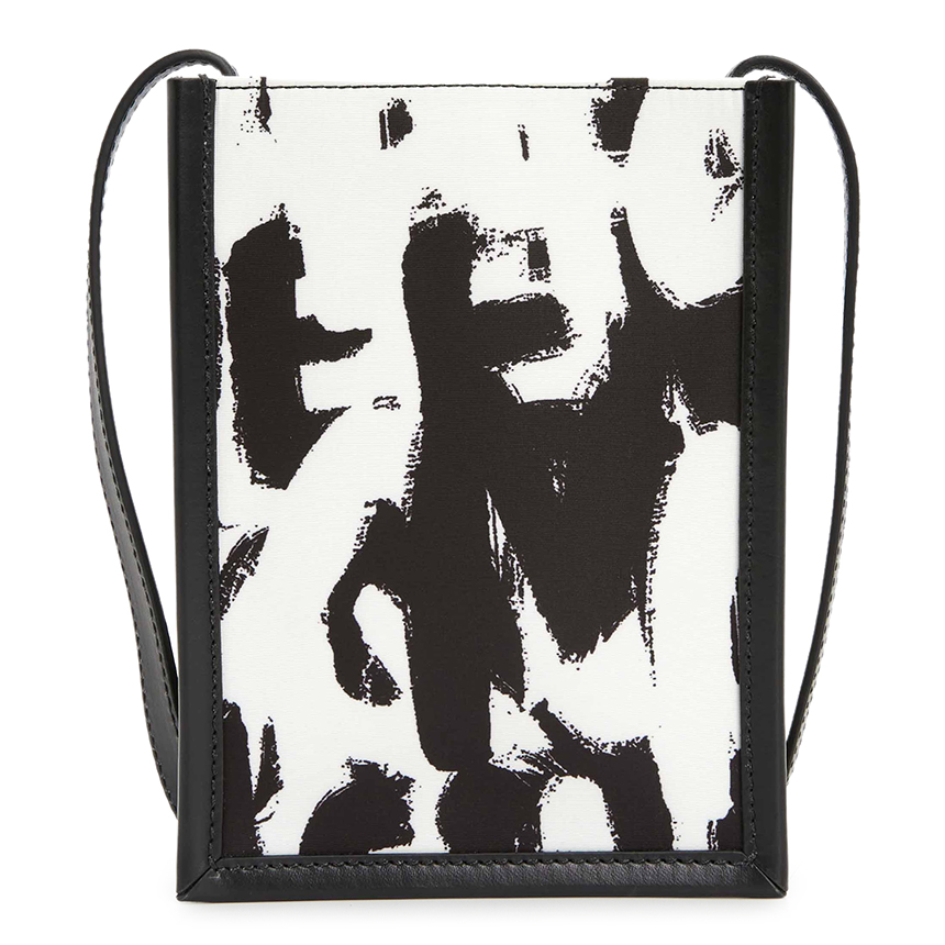 Túi Alexander Mcqueen Graffiti Logo Mini ‘Black’ 668592-1AAHF-1081 - Ảnh 3