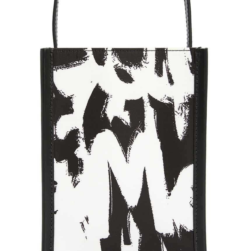 Túi Alexander Mcqueen Graffiti Logo Mini ‘Black’ 668592-1AAHF-1081 - Ảnh 5