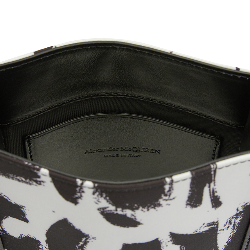 Túi Alexander Mcqueen Graffiti Logo Mini ‘Black’ 668592-1AAHF-1081 - Ảnh 6