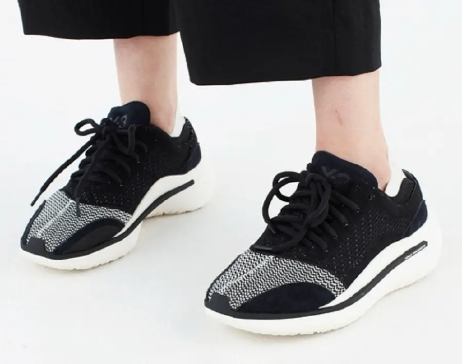 Giày Adidas Y-3 Qisan Knit ‘Black Off White’ FZ6395 - Ảnh 5