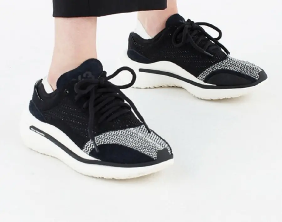 Giày Adidas Y-3 Qisan Knit ‘Black Off White’ FZ6395 - Ảnh 6