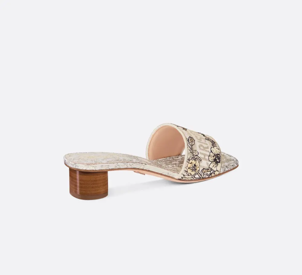 Dép Dior Dway Heeled Slide ‘Multicolor’ KCQ902UEL-S62K - Ảnh 3