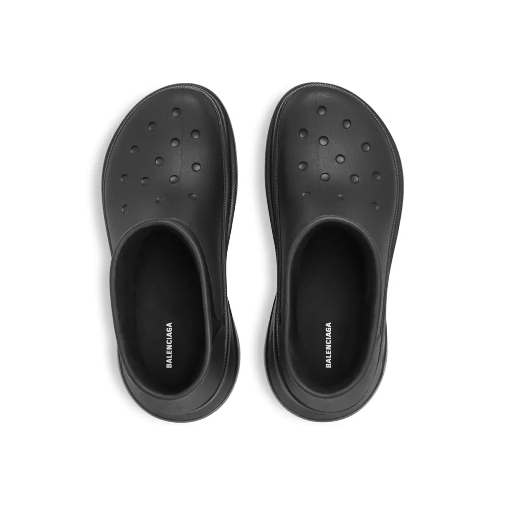 Dép Crocs X Balenciaga Bootie ‘Black’ 815522W1S8E1000 - Ảnh 6