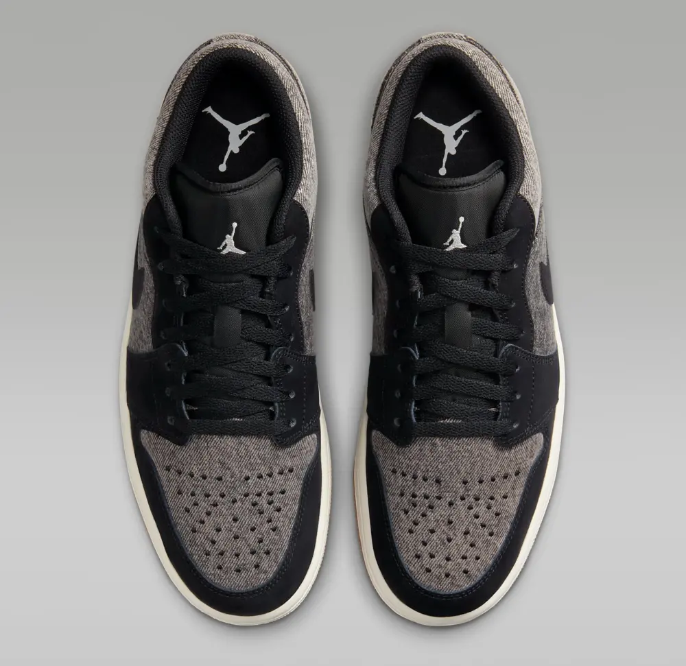 Giày Nike Air Jordan 1 Low SE ‘Black Denim’ HJ4360-001 - Ảnh 7