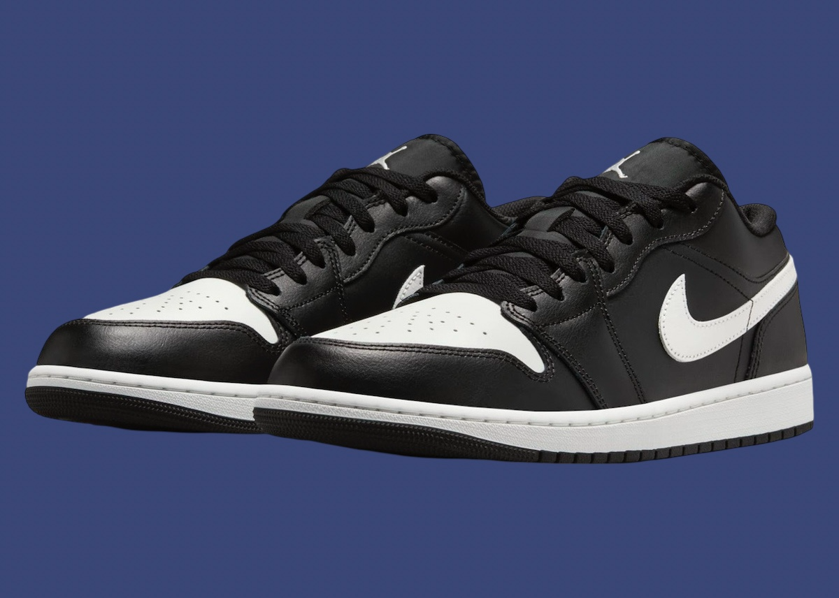 Giày Nike Air Jordan 1 Low ‘Orca Black White’ 553558-043 - Ảnh 3
