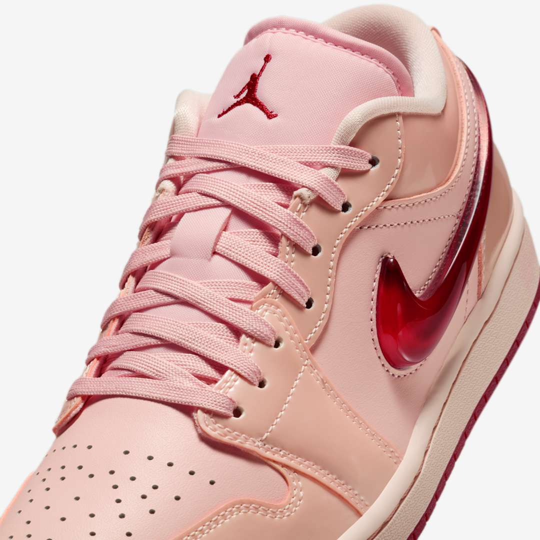 Alternative view of Giày Nike Air Jordan 1 Low Patent ‘Valentine’s Day’ HF3174-600